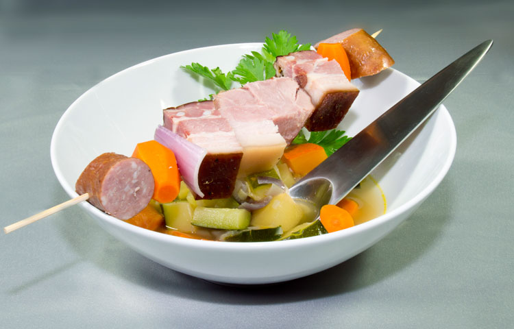 Recette Brochette de potée alsacienne