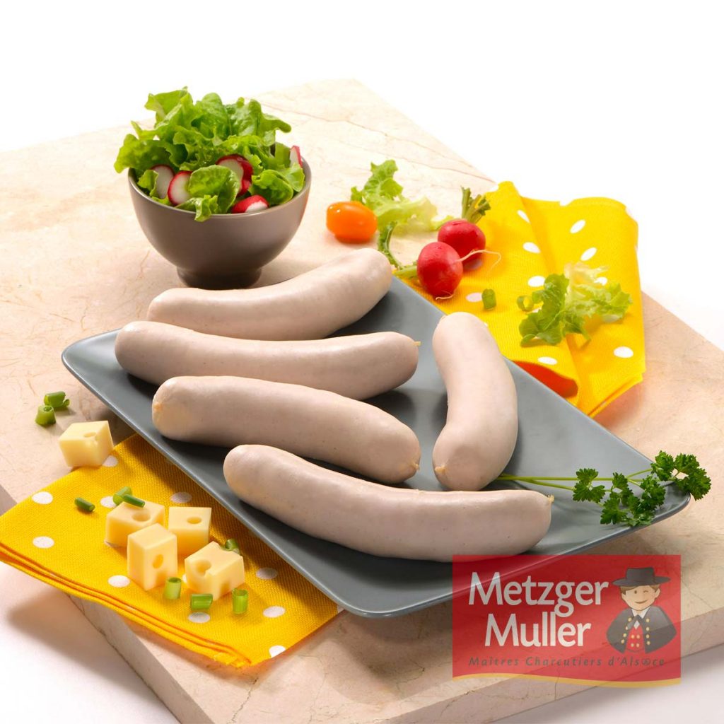Metzger Muller - Saucisse blanche à griller au fromage