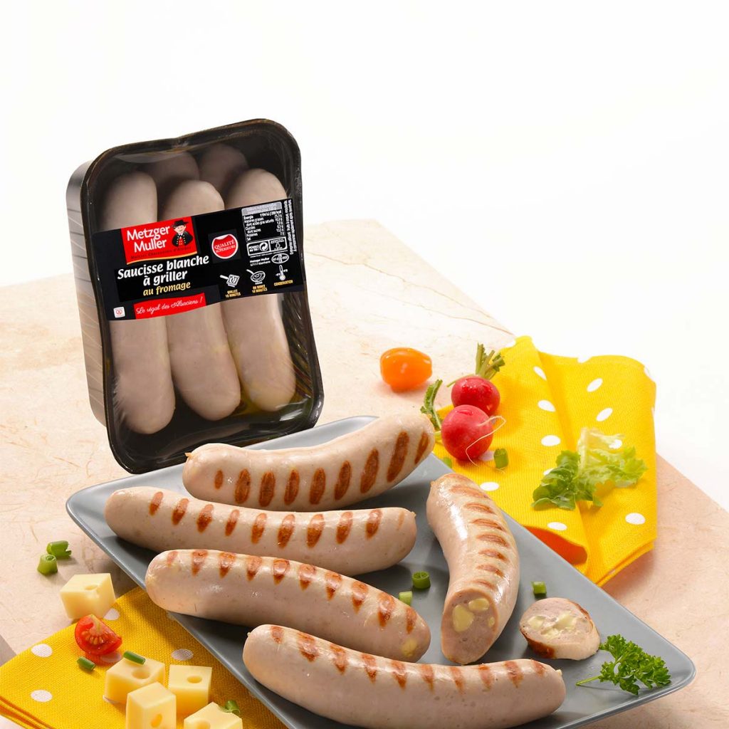 Metzger Muller - Saucisse blanche à griller au fromage