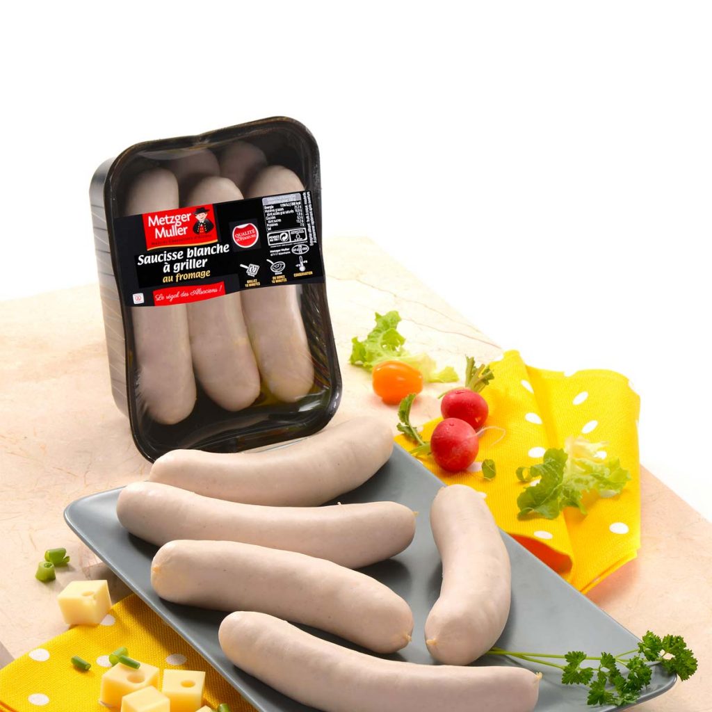 Metzger Muller - Saucisse blanche à griller au fromage