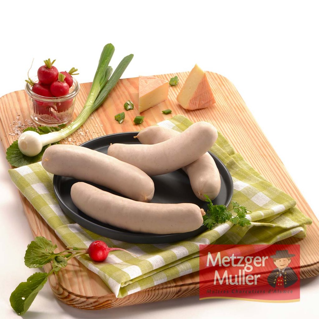metzger muller - Saucisse blanche à griller au munster