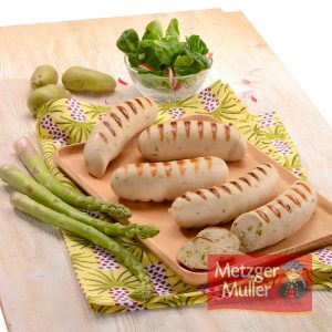 Metzger Muller - Saucisse blanche à griller aux asperges