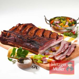 Metzger Muller - Poitrine fumée noire extra