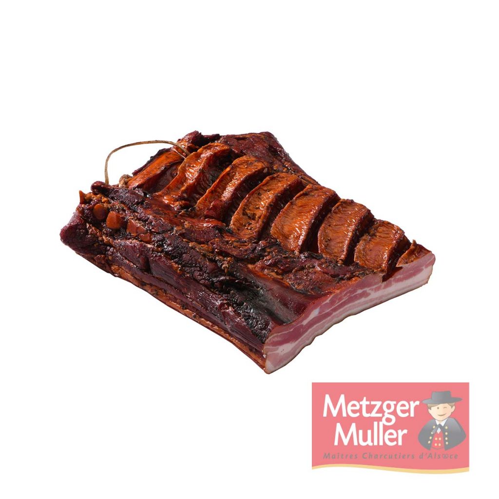 Metzger Muller - Poitrine fumée noire extra