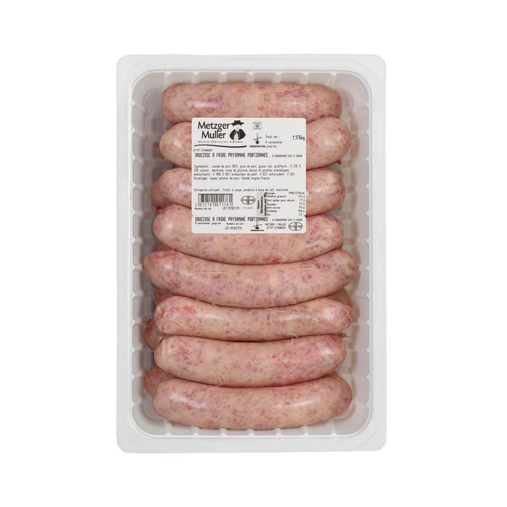 Metzger Muller - Saucisse à frire paysanne