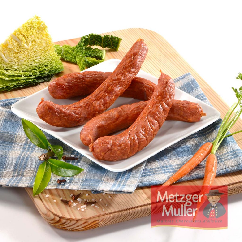 Metzger Muller - Saucisse fumée d’Alsace cuite