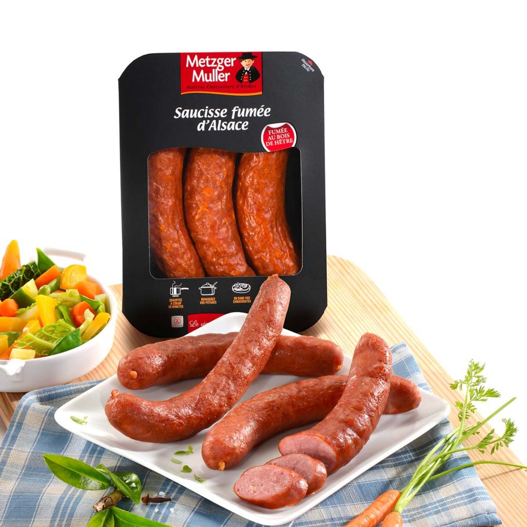 Metzger Muller - Saucisse fumée d’Alsace cuite