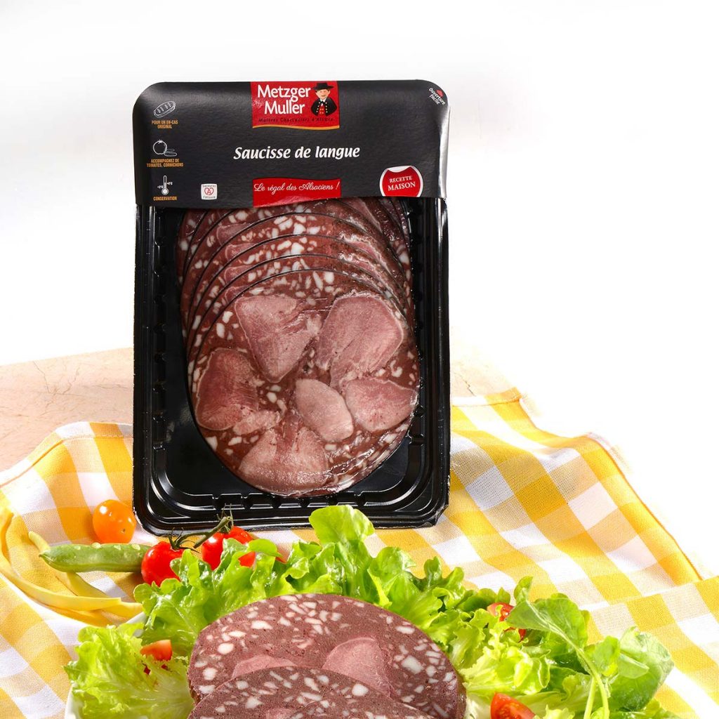 Metzger Muller - Saucisse de langue boyau artificiel