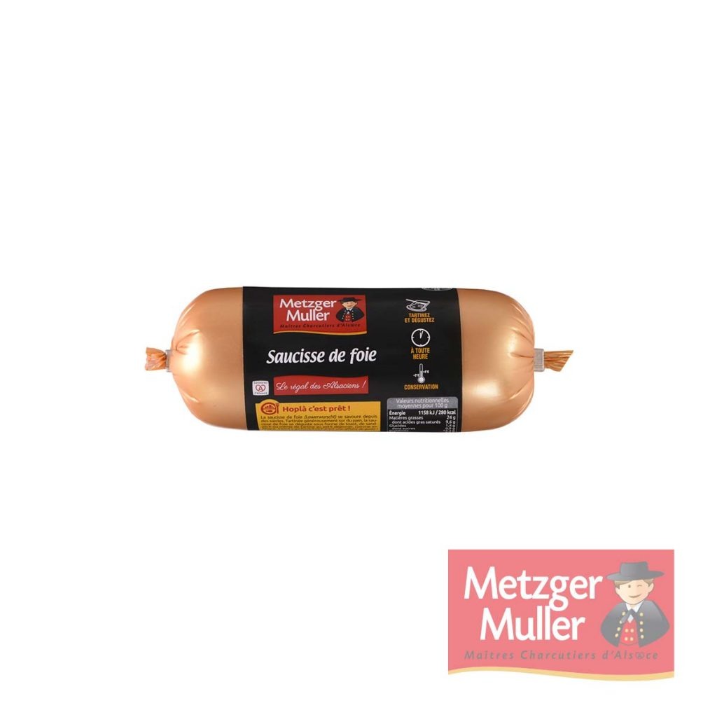 Metzger Muller - Saucisse de Foie boyau artificiel