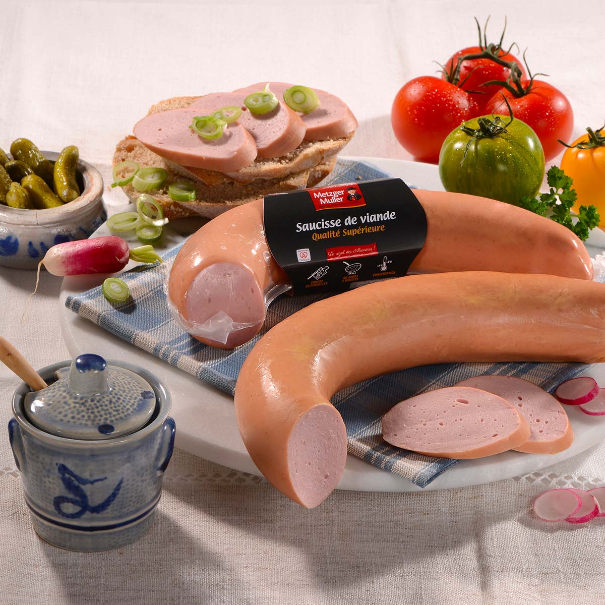 Saucisse de viande BN Ackerland - Metzger Muller